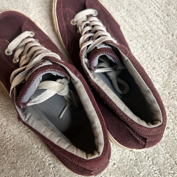 Nike Go Chukka Suede Mid Casual Shoes Burgundy 487335-600 Men's 8 Women's 9.5 - Picture 6 of 9